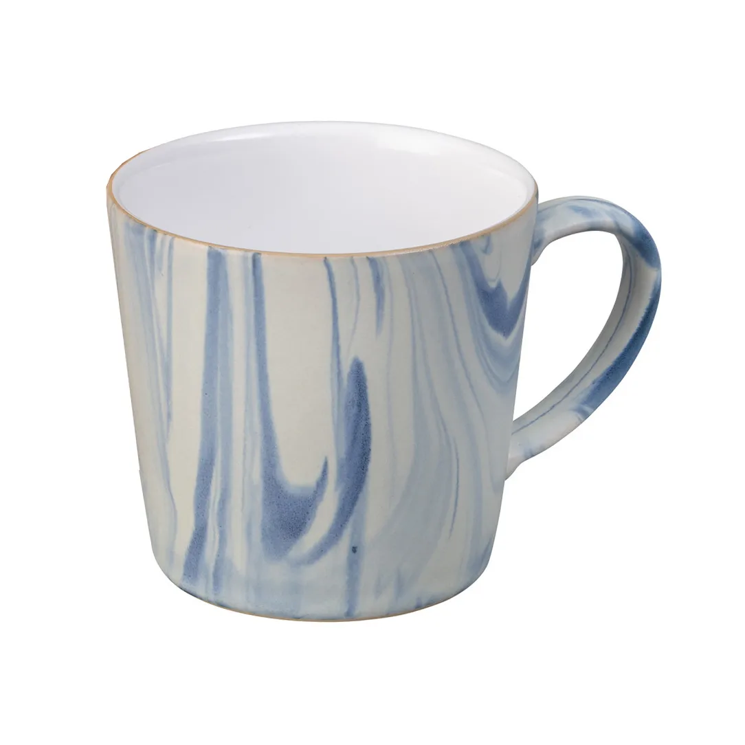 Denby Marbled kopp 40 cl, Blå Denby