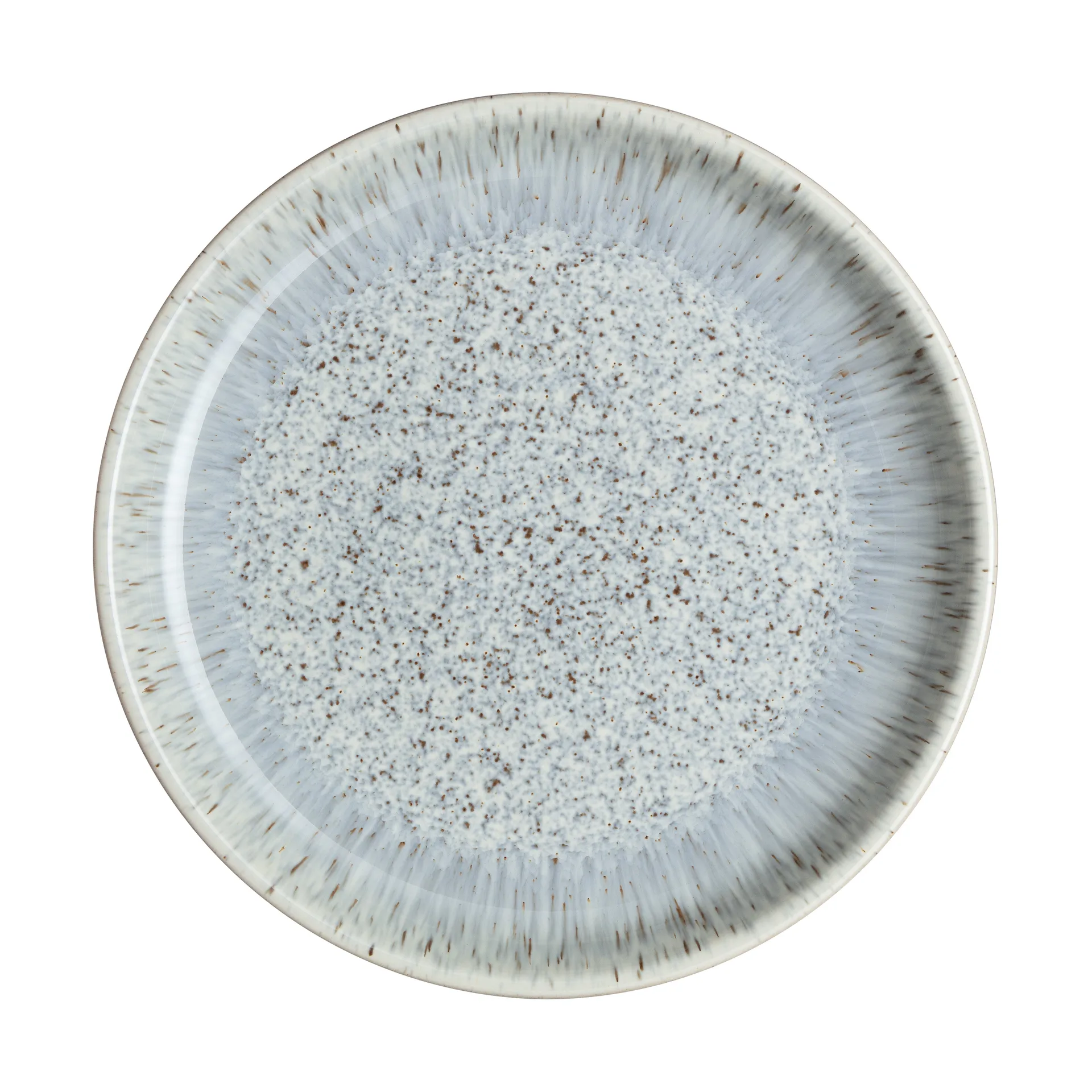 Halo Speckle coupe tallerken 21 cm, Grå-brun Denby
