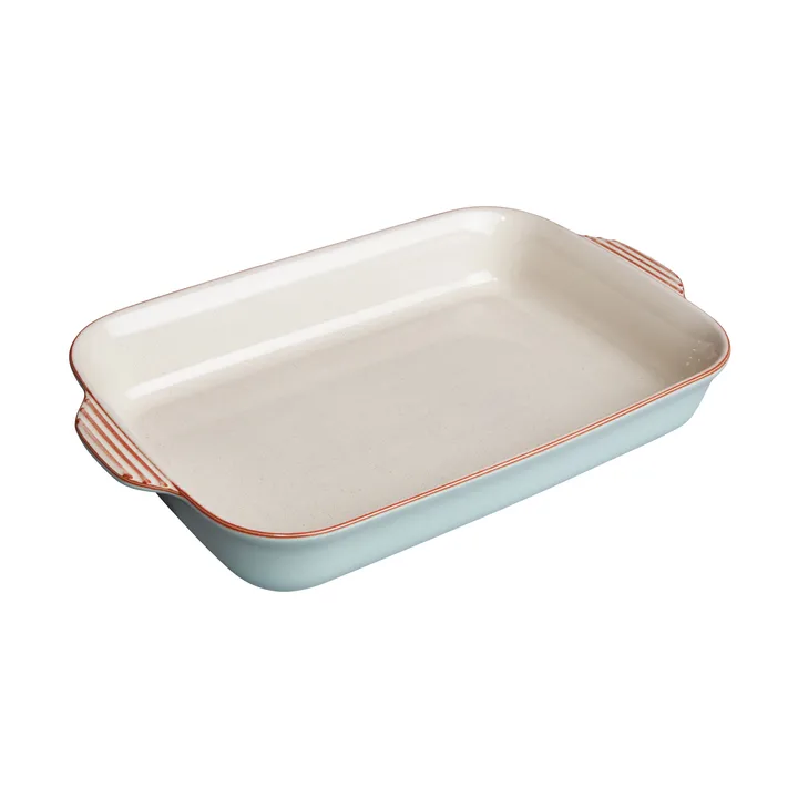 Heritage Pavilion ildfast form - Blå-beige, large, rektangulær - Denby