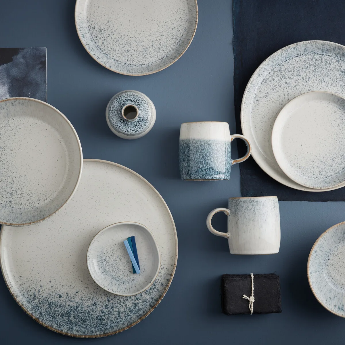 Kiln blue krukke, Medium, Ø12 cm Denby