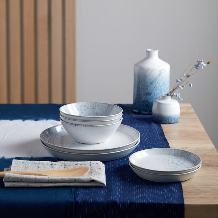 Kiln blue servisesett, 12 deler Denby