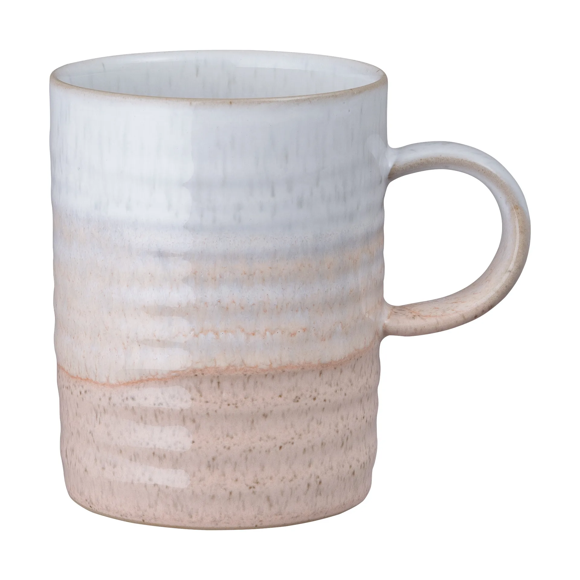 Kiln Coral rillet krus, Koral-beige, Ø8 cm Denby