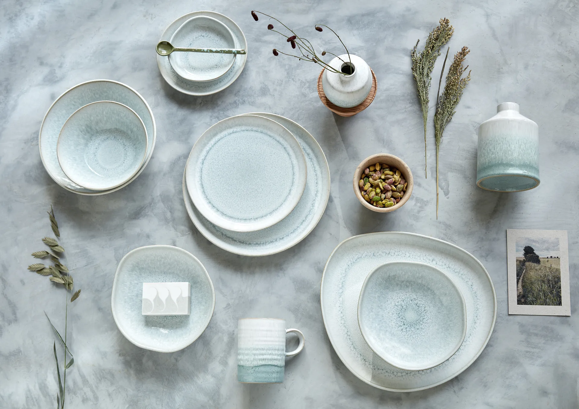 Kiln Green servisesett, 12 deler Denby