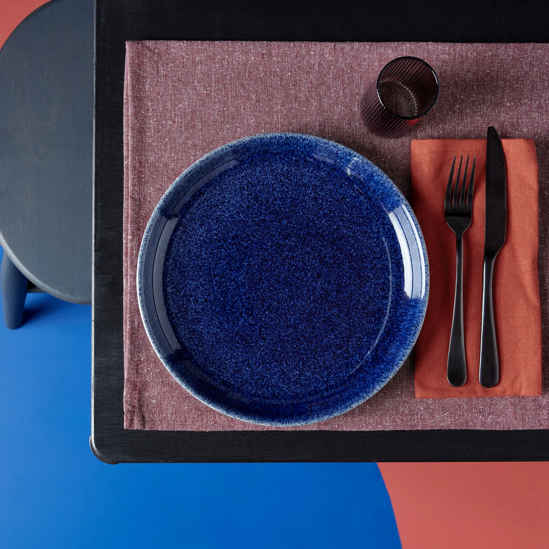 Studio Blue coupe tallerken 26 cm, Cobalt Denby