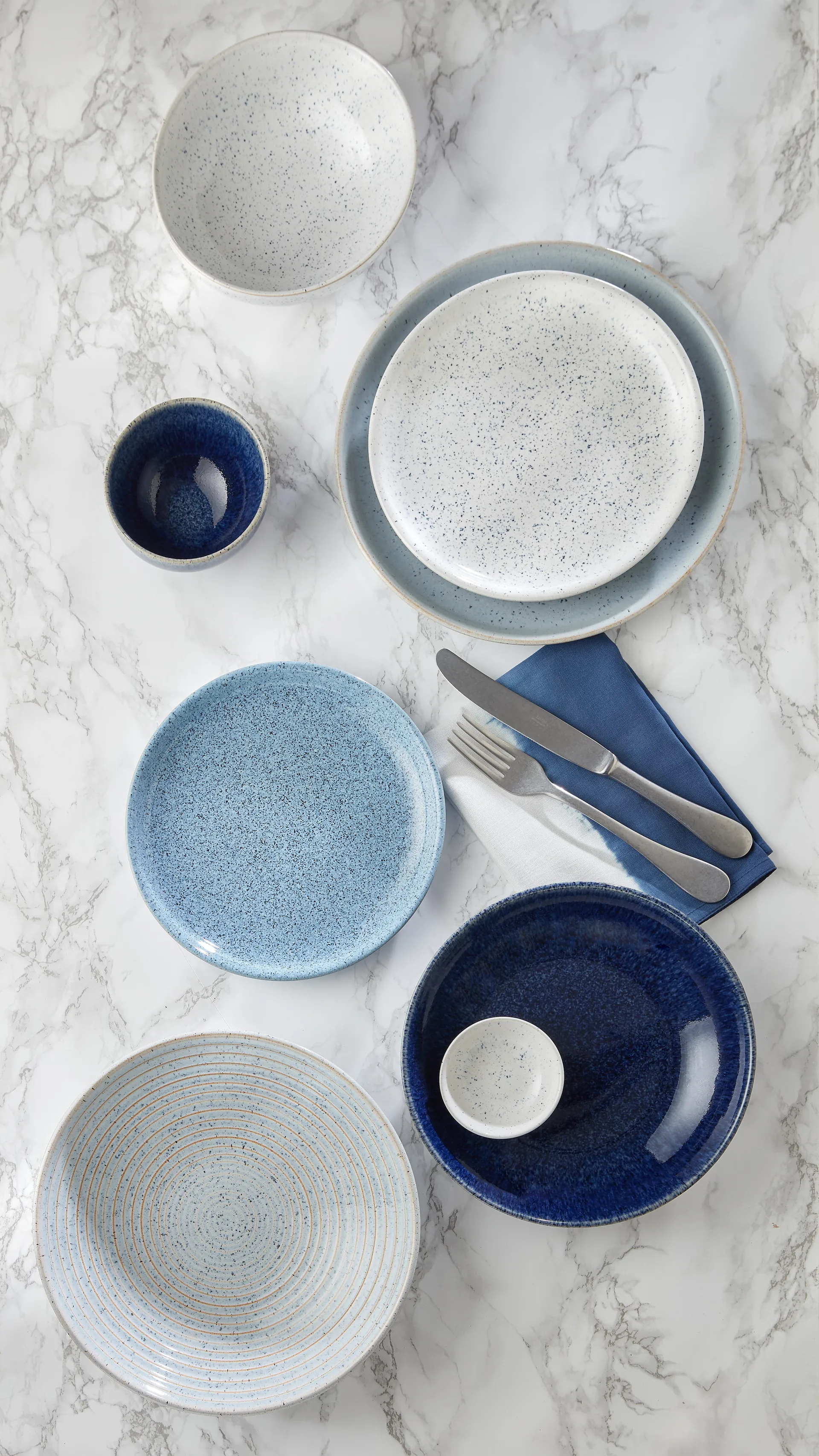 Studio Blue tallerken 17 cm, Flint Denby
