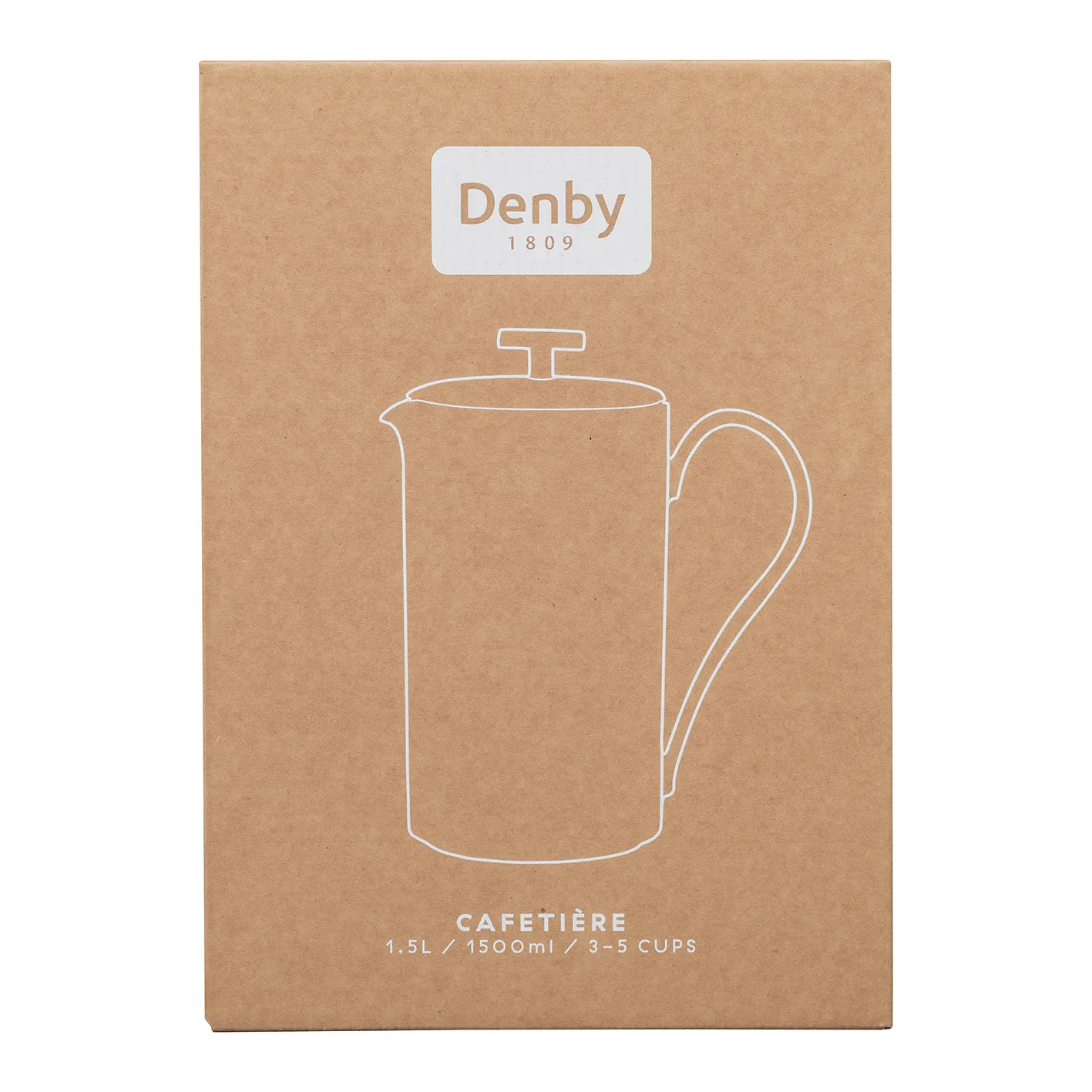 Studio Grey Brew presskanne 1,2 l, Grey Denby