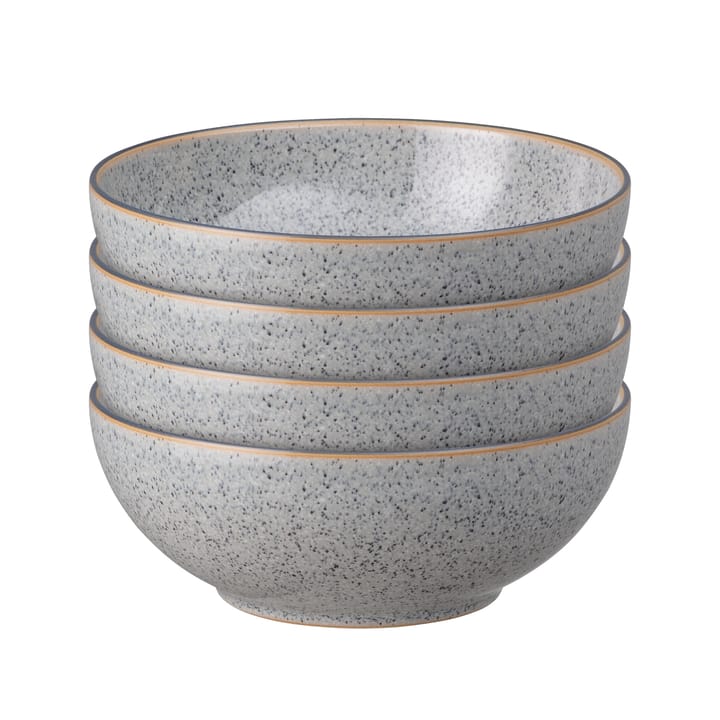 Studio Grey coupe flingskål 17 cm 4-stk., Granite Denby