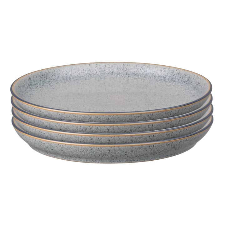 Studio Grey coupe tallerken 26 cm 4-stk., Granite Denby