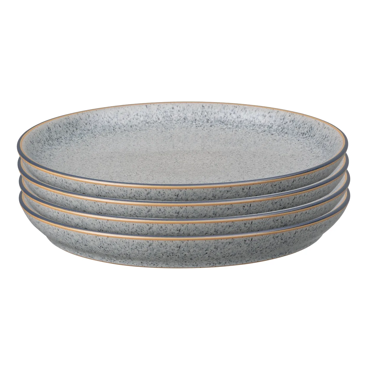 Denby Studio Grey coupe tallerken 26 cm 4-stk. Granite