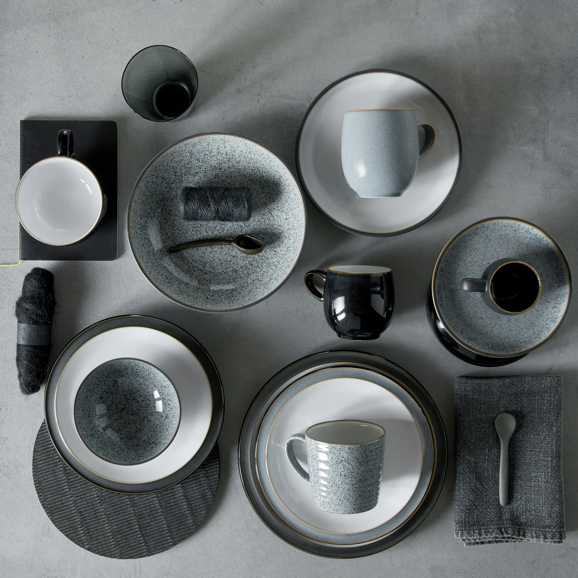 Studio Grey pastaskål 22 cm, Granite Denby