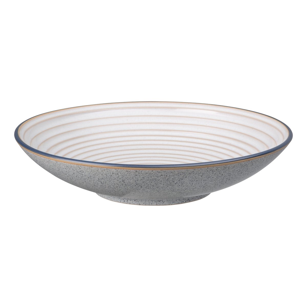 Denby Studio Grey riflet skål 31 cm Granite