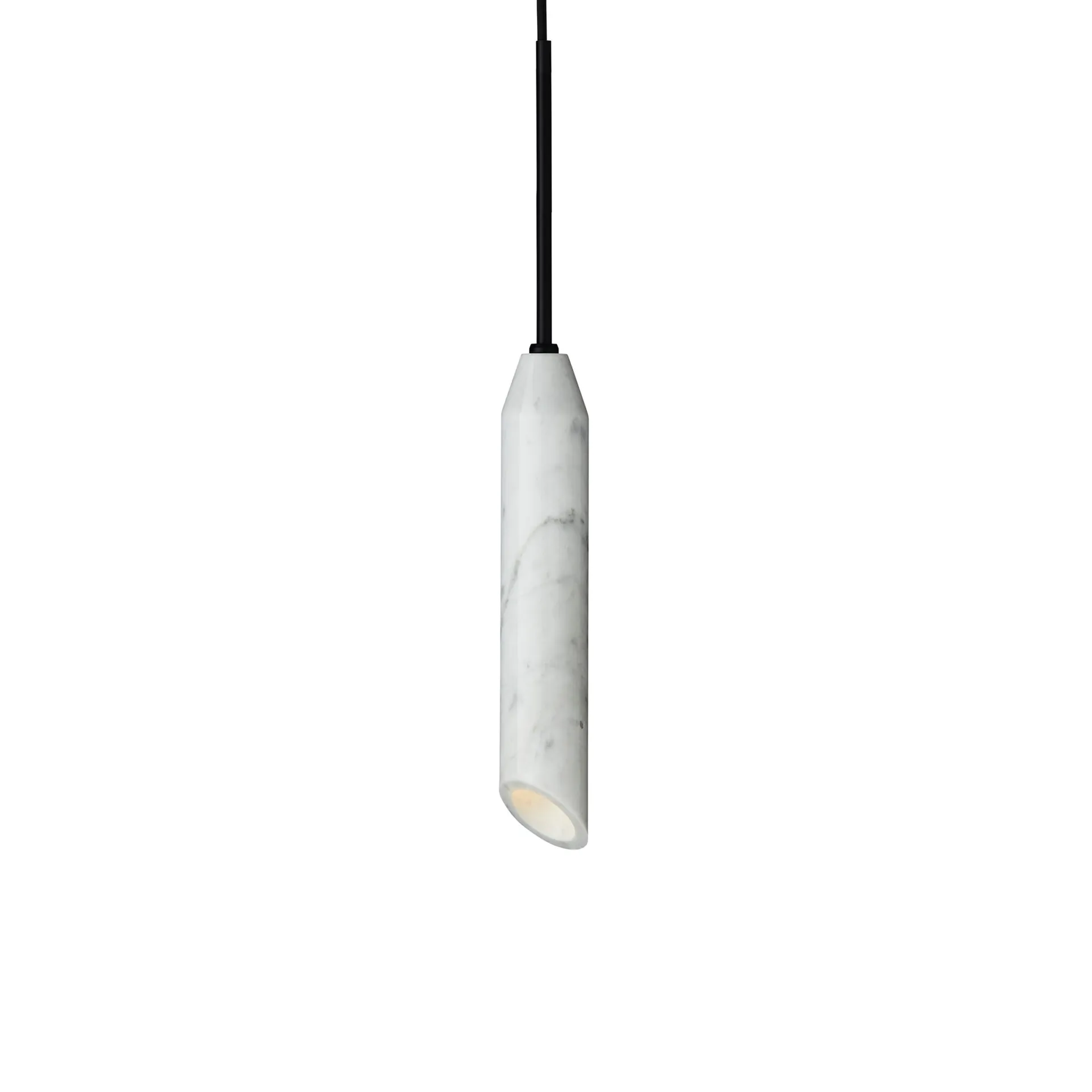 Marble Art pendel Ø5x55 cm marmor, Hvit Design By Us