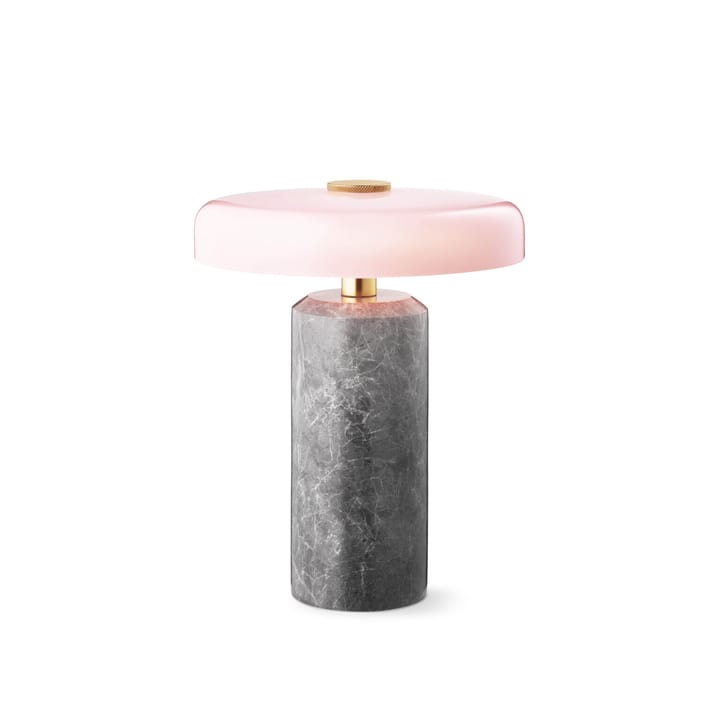 Trip bordlampe Ø17x21 cm marmor - Sølv-rosa - Design By Us