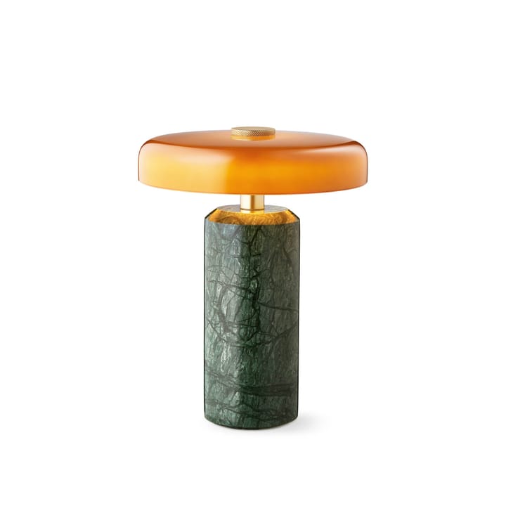 Trip bordlampe LED Ø17x21 cm marmor - Mosegrønn-bærnsten - Design By Us