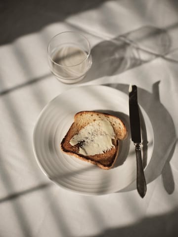 Blond asjett - stripe hvit - Design House Stockholm