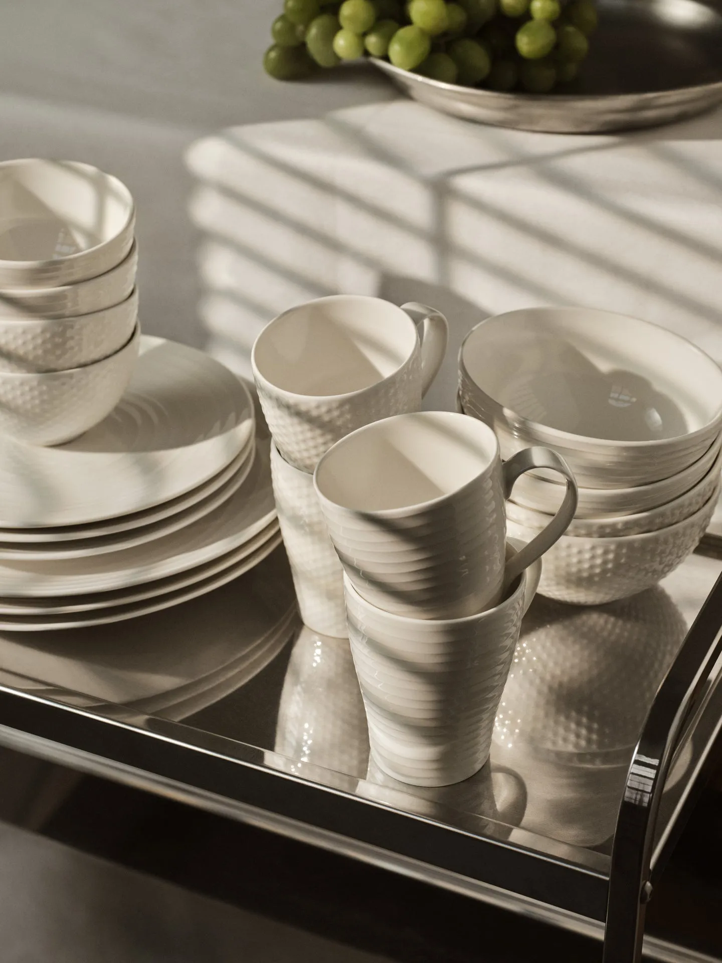 Blond bolle liten, prikk hvit Design House Stockholm