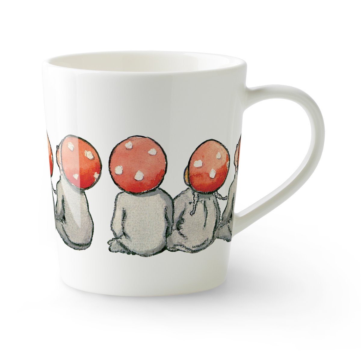 Design House Stockholm Children of the Forest kopp med hank 40 cl Hvit