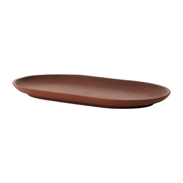 Sand tallerken oval 12,5 x 20 cm, Red clay Design House Stockholm