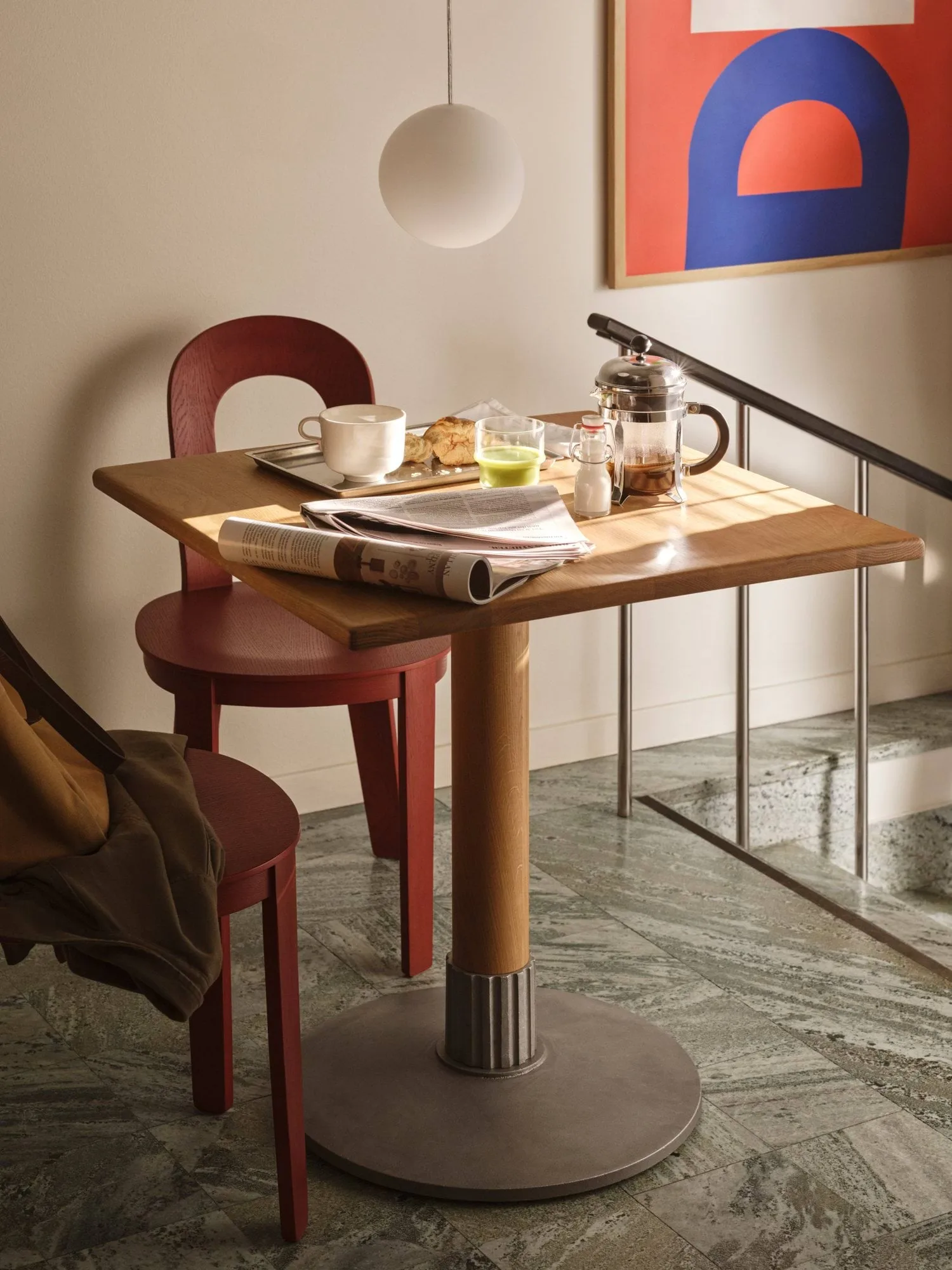 Tock Table spisebord, Eik, 75x75x76 cm Design House Stockholm