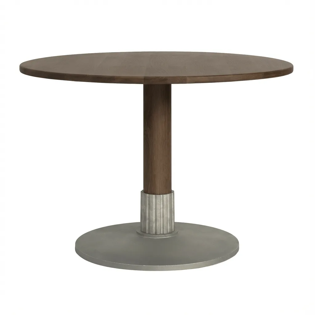 Tock Table spisebord, Mørk eik, Ø110x76 cm Design House Stockholm
