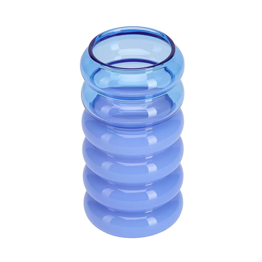 Design Letters Bubble 2-i-1 vase og lysestake 13,5 cm Blue