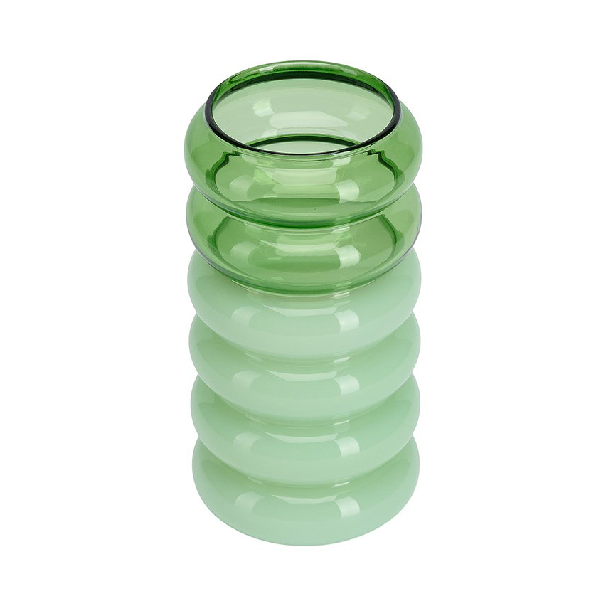 Design Letters Bubble 2-i-1 vase og lysestake 13,5 cm Green