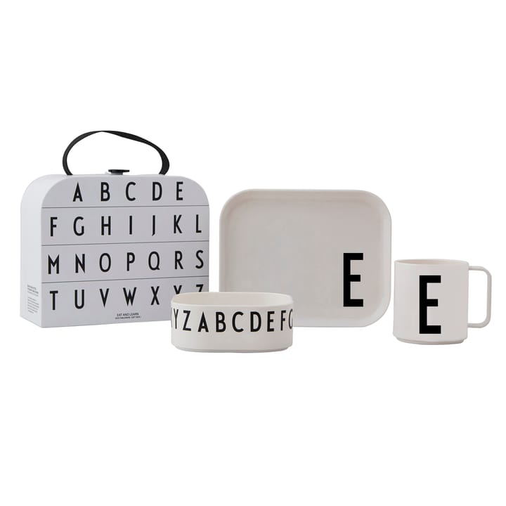 Design Letters barneservise sett, E Design Letters