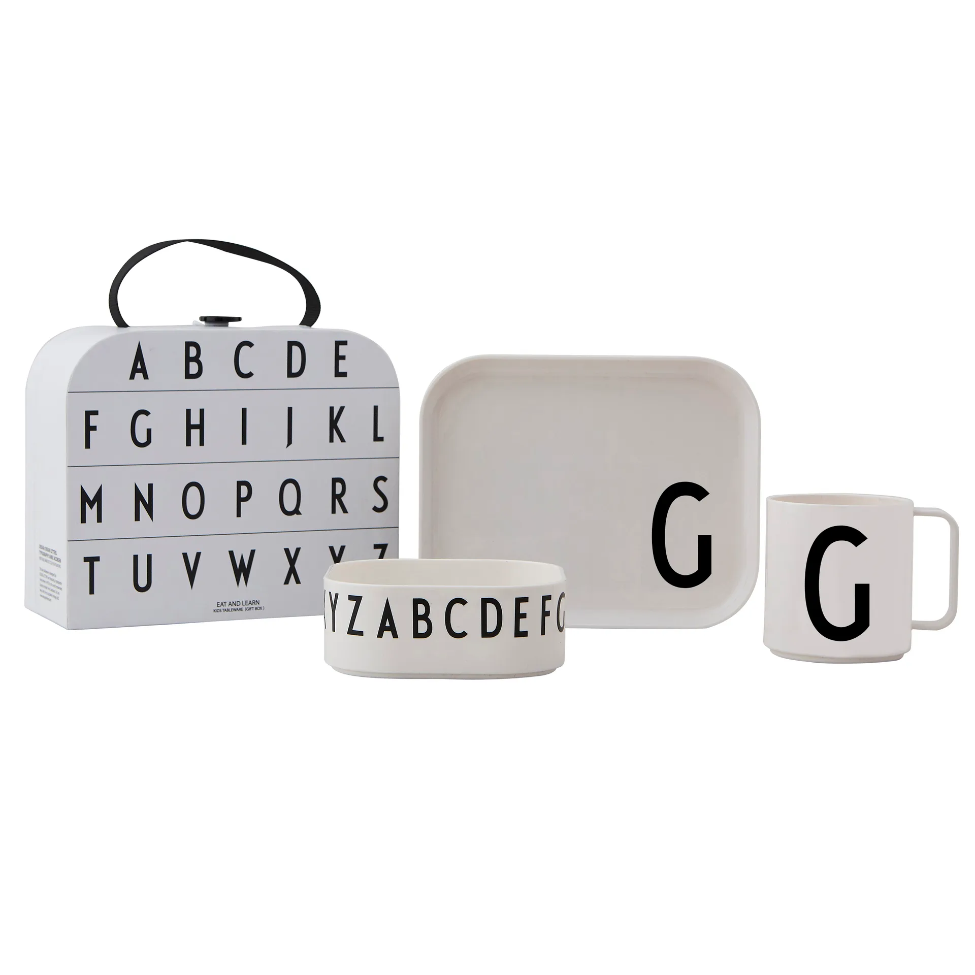 Design Letters barneservise sett, G Design Letters