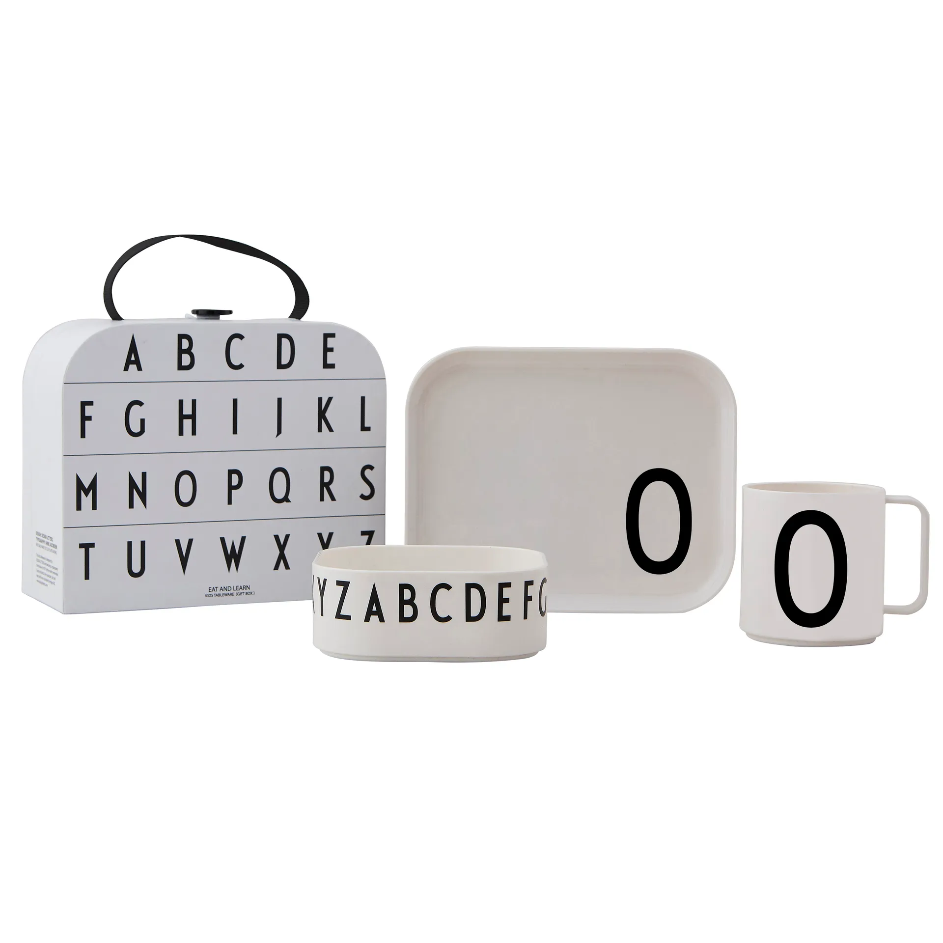 Design Letters barneservise sett, O Design Letters