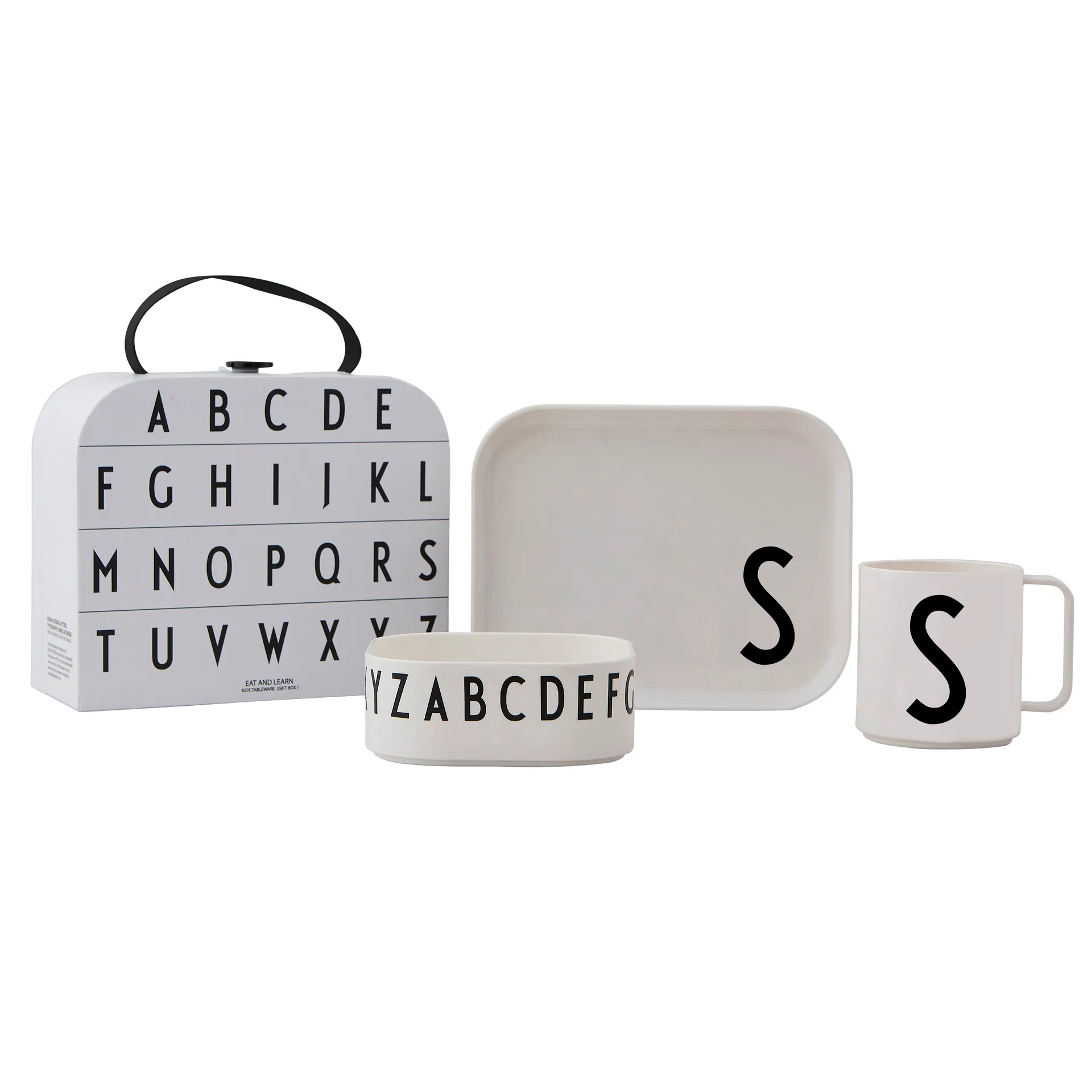 Design Letters barneservise sett, S Design Letters