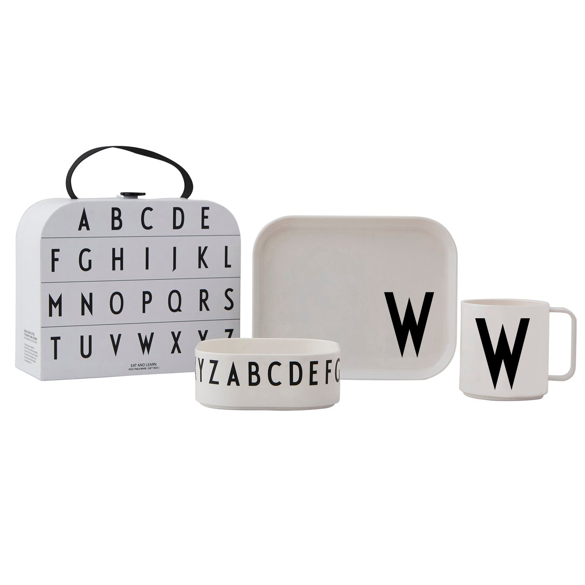 Design Letters Design Letters barneservise sett W