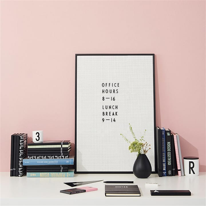 Design Letters bokstavstavle A2, grå Design Letters
