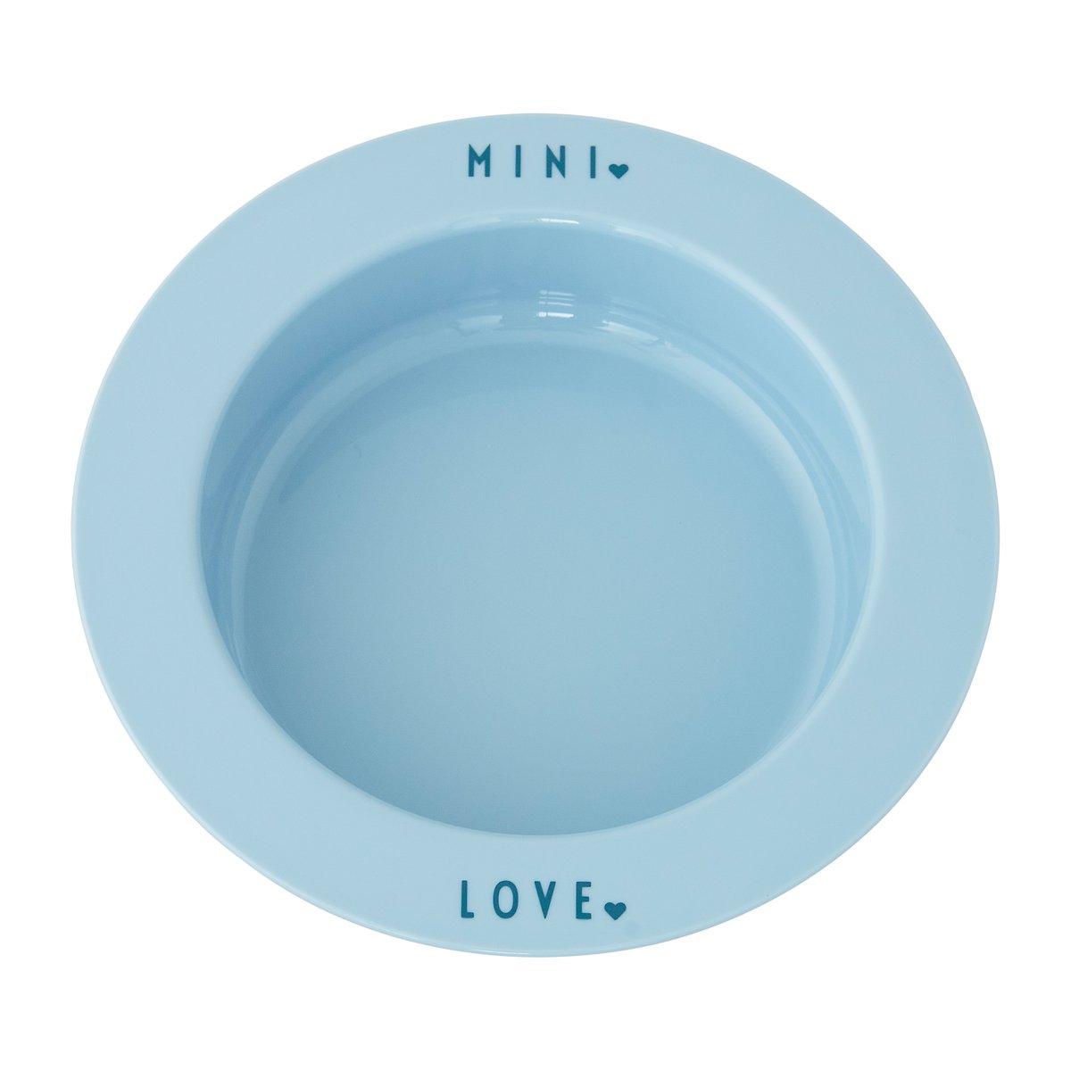 Design Letters Design Letters dyp tallerken favoritt mini Light blue-love