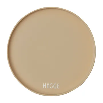 Design Letters favorittallerken Ø 22 cm - Hygge-beige - Design Letters