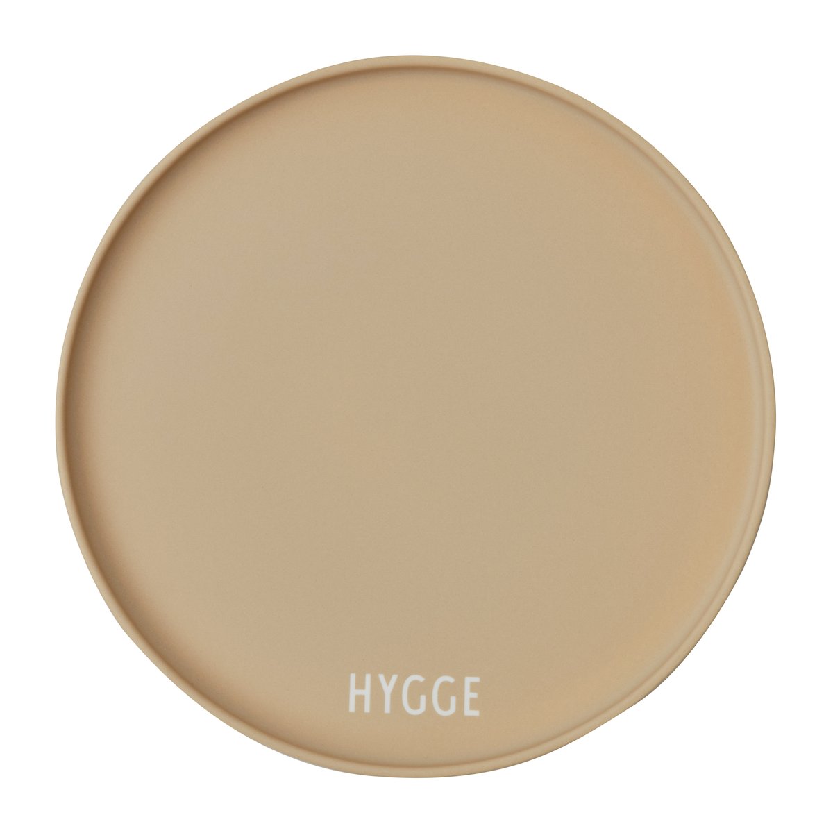 Design Letters - Favourite tallerken 22 cm hygge beige