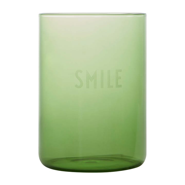 Design Letters favorittglass 35 cl, Smile-green Design Letters