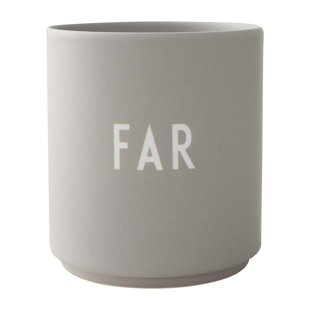 Design Letters - Favourite krus 25 cl Far grå