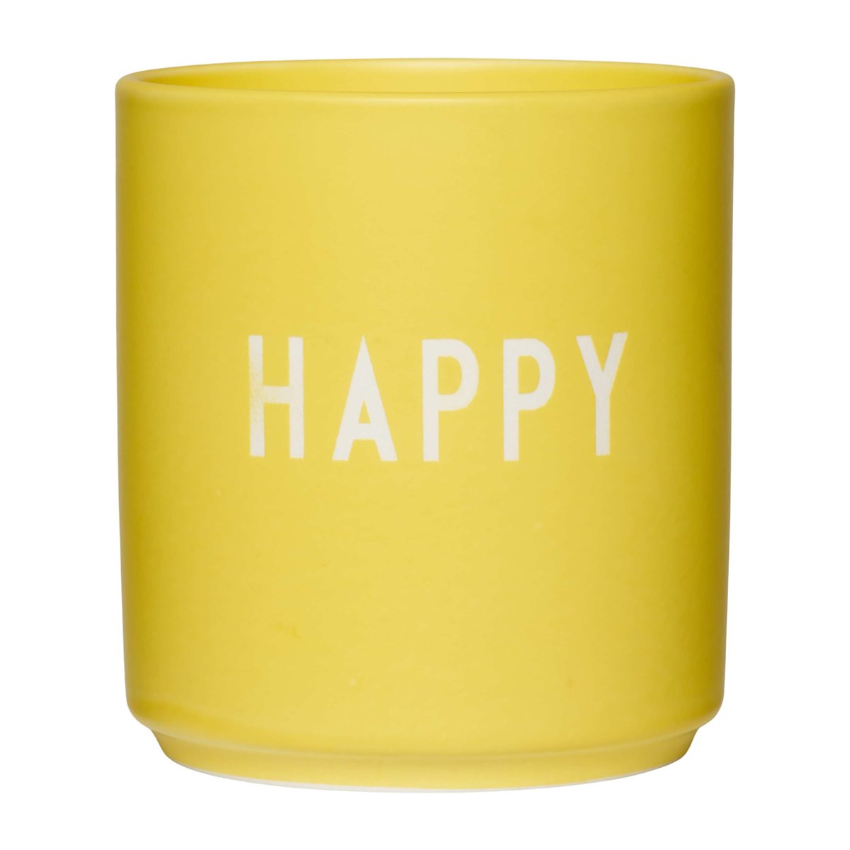 Design Letters Design Letters favorittkopp 25 cl Happy-yellow