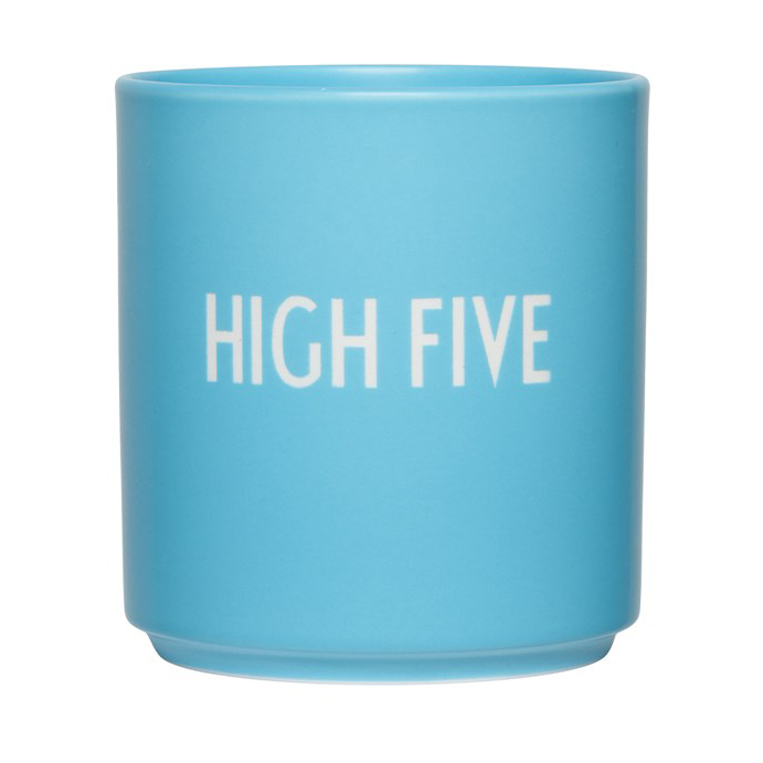 Design Letters - Favourite kopp HIGH FIVE 25 cl swim cap blue