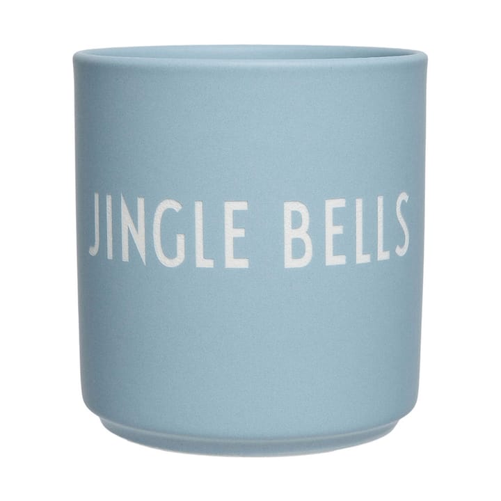Design Letters favorittkopp 25 cl - Jingle bells-light blue - Design Letters