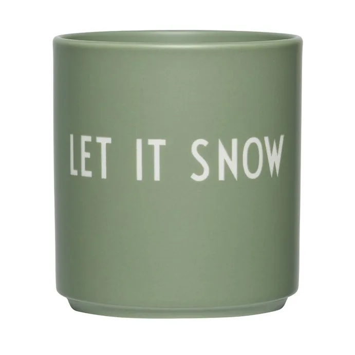 Design Letters favorittkopp 25 cl, Let it snow Design Letters