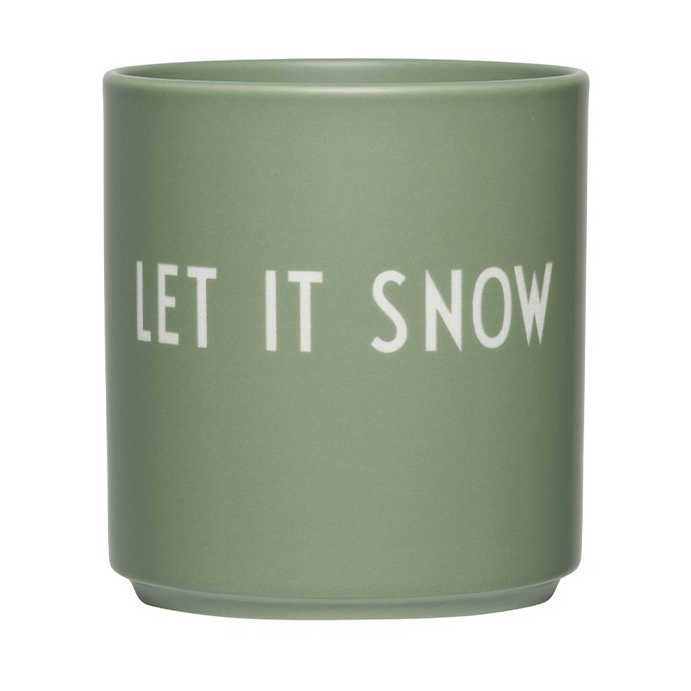 Design Letters Design Letters favorittkopp 25 cl Let it snow