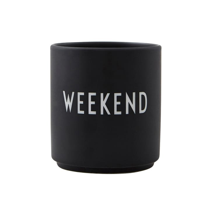 Design Letters favorittkopp 25 cl, Weekend-black Design Letters