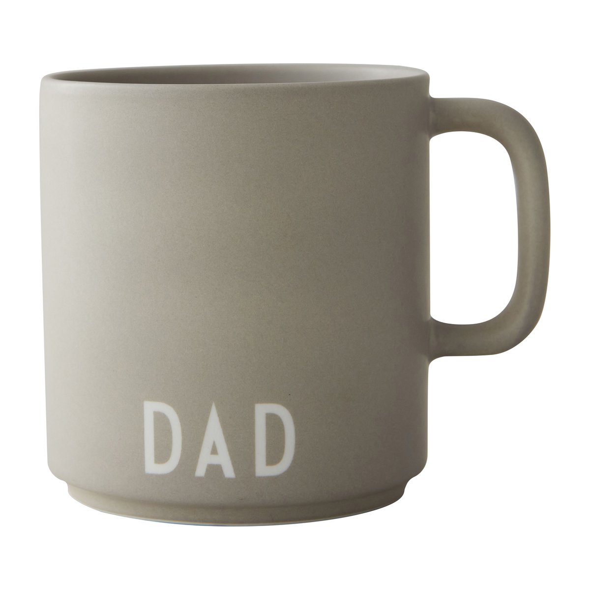 Design Letters Design Letters favorittkopp med hank 25 cl Cool grey