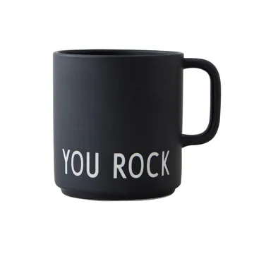Design Letters favorittkopp med hank 25 cl - You rock - Design Letters