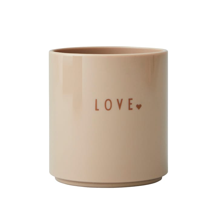 Design Letters favorittkopp mini, Love (beige) Design Letters