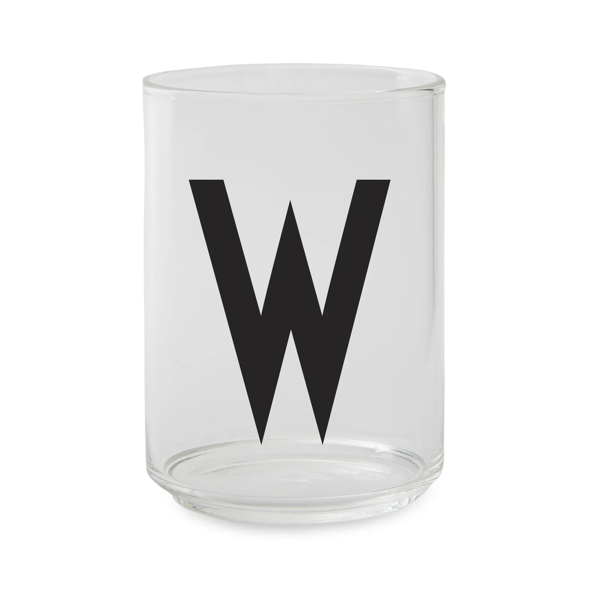 Design Letters glass, W Design Letters