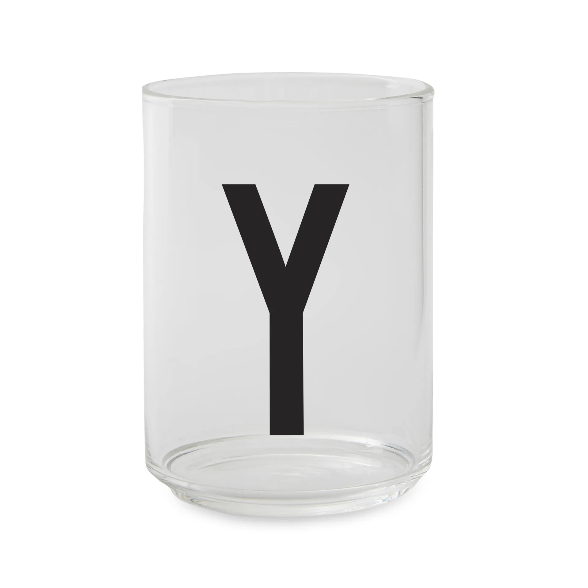 Design Letters glass, Y Design Letters