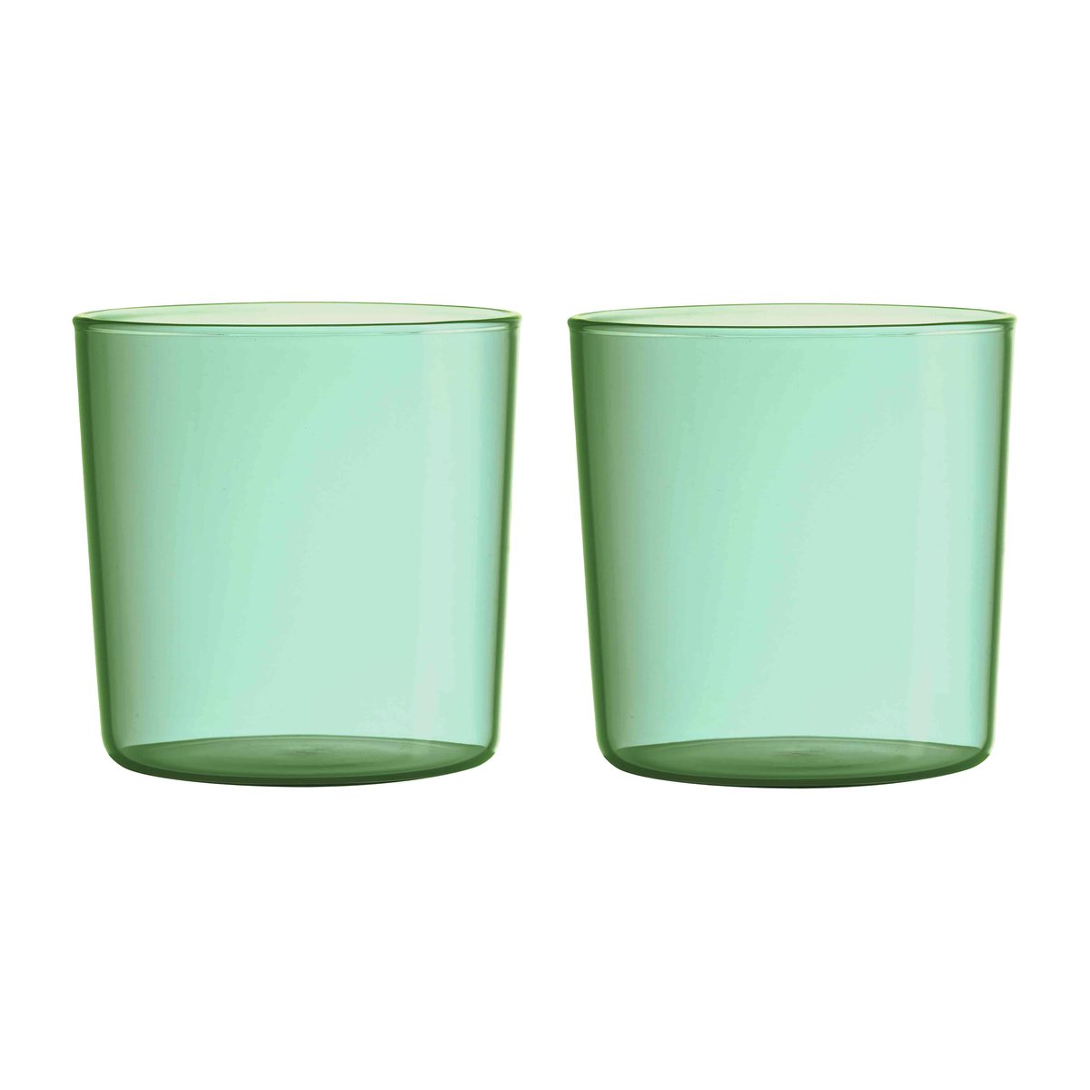 Design Letters Design Letters Kids Eco drikkeglass 2-pakning Green