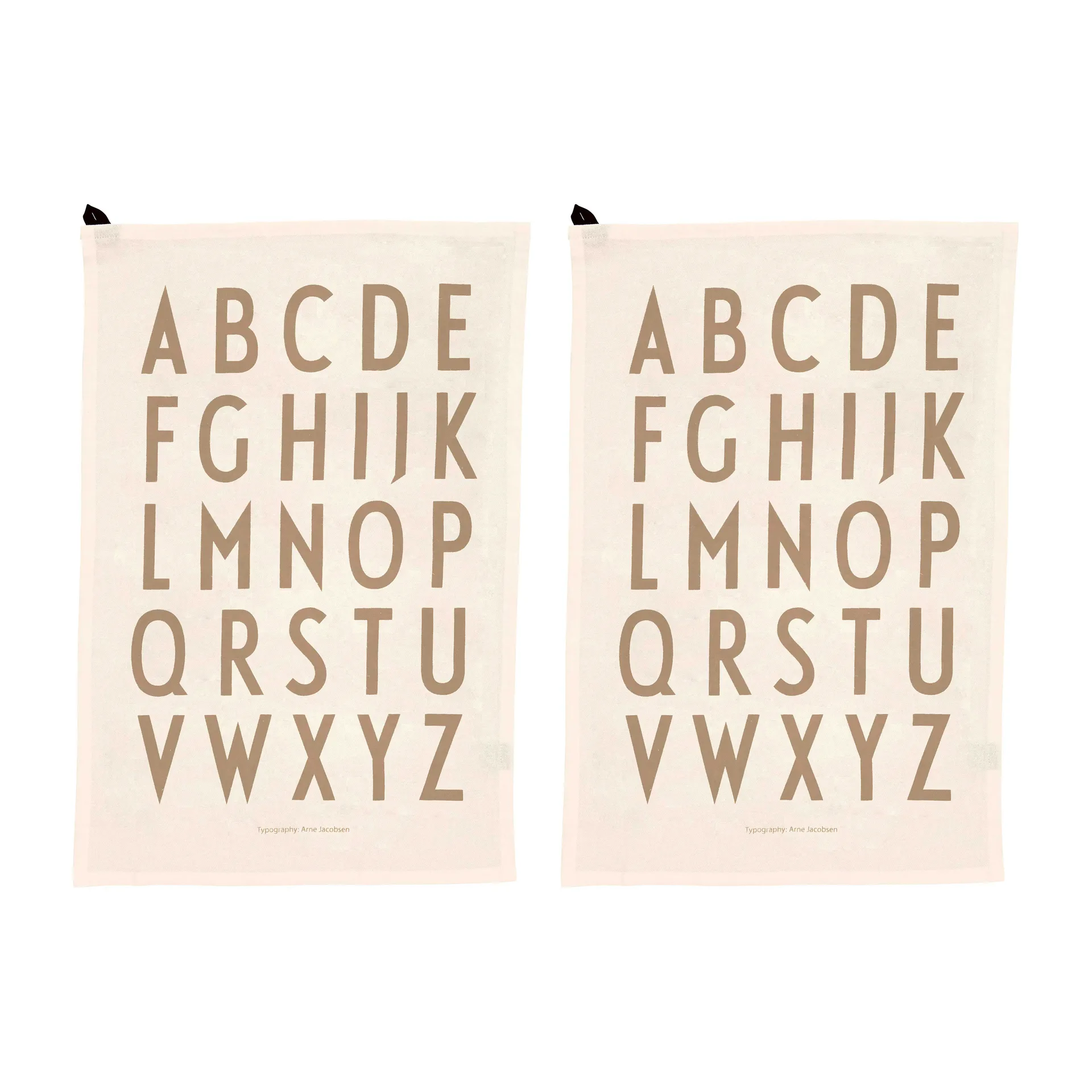 Design Letters kjøkkenhåndkle 40x60 cm 2-stk., Off white Design Letters
